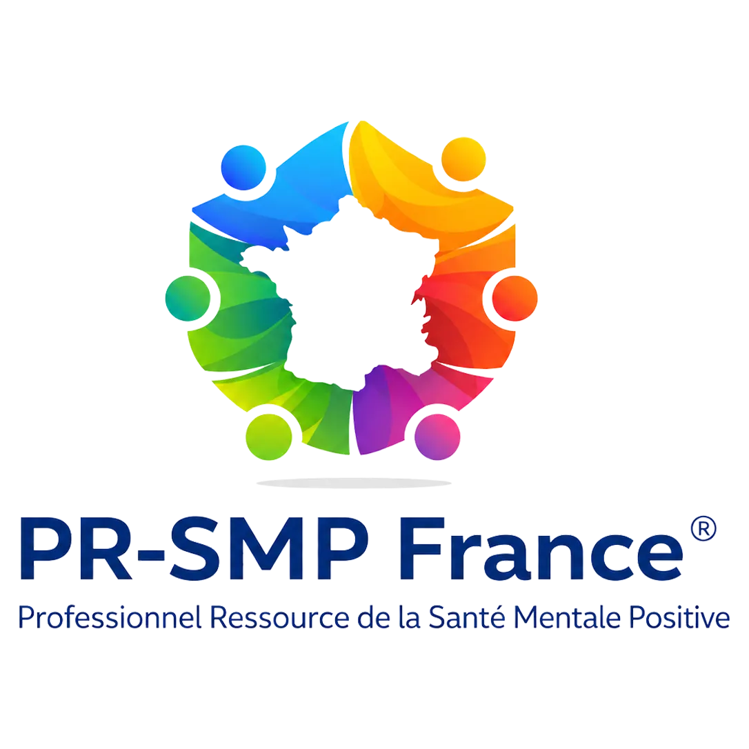 Logo PR-SMP France, Professionnel Ressource de la Santé Mentale Positive